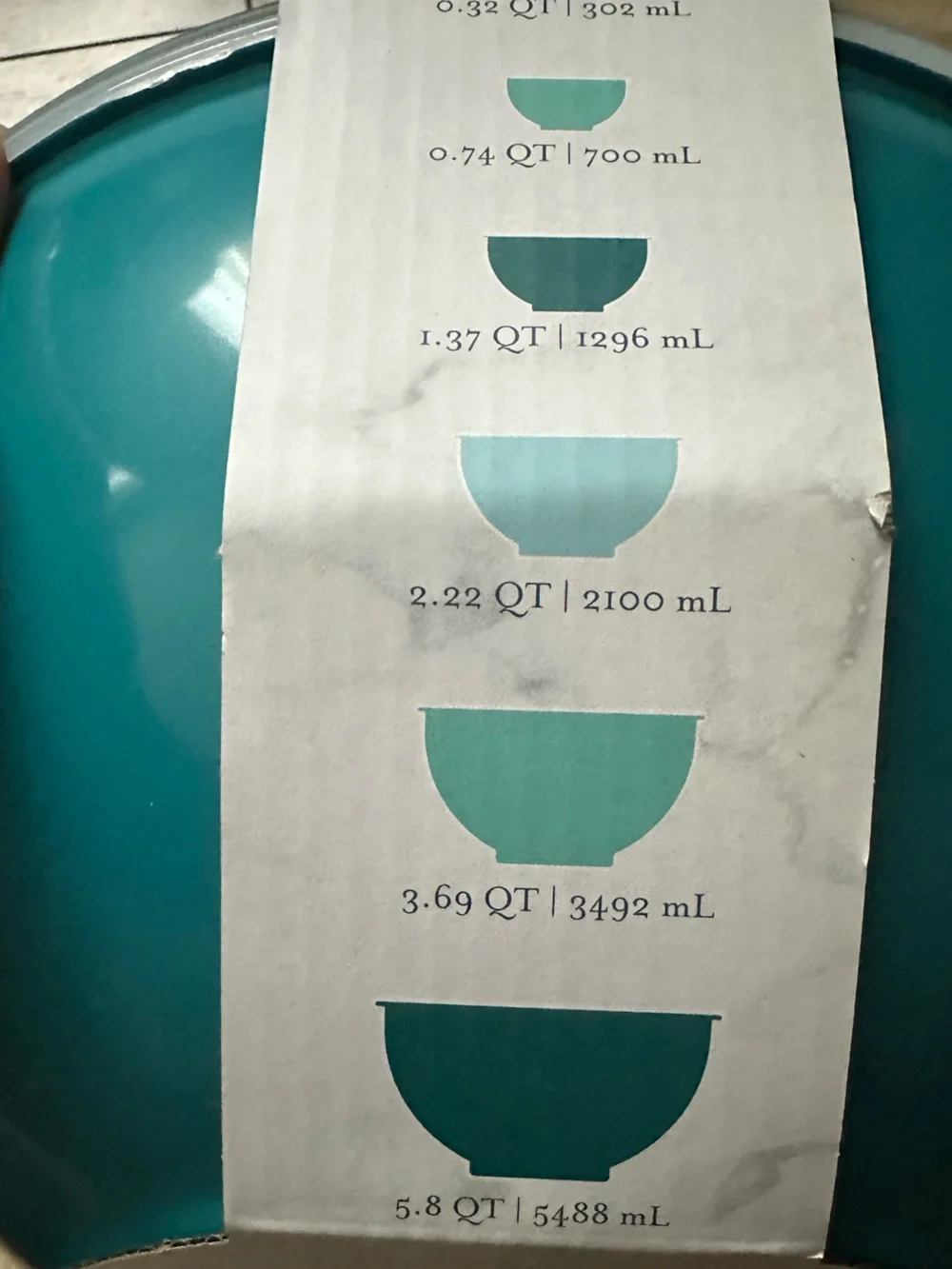 Core 12-Piece Mixing Bowls with Lids - Teal